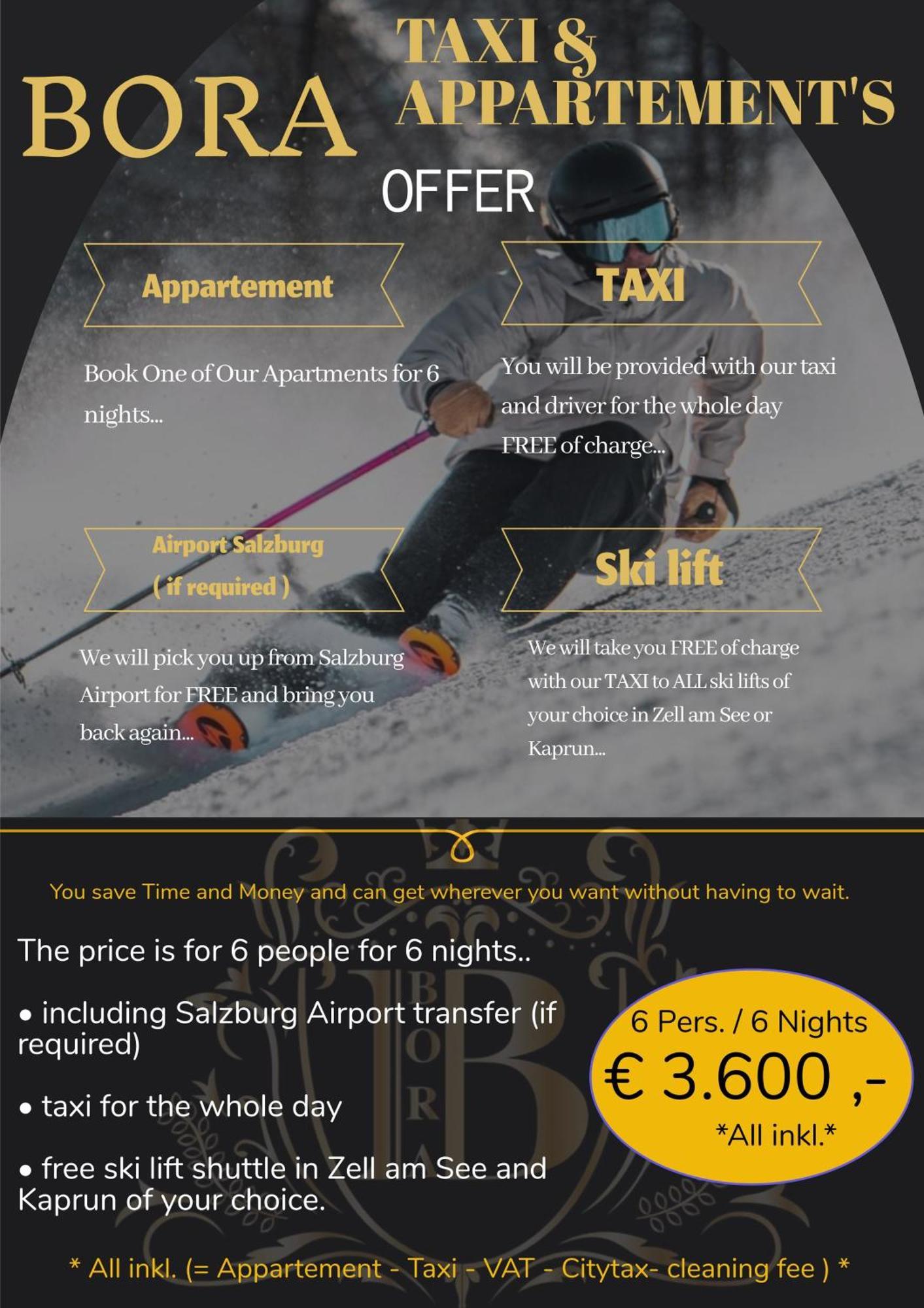 Bora Appartements 2 Mit 2 Schlafzimmer Zell am See Ngoại thất bức ảnh